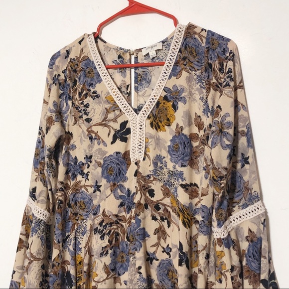Umgee Floral Tunic - Picture 2 of 9